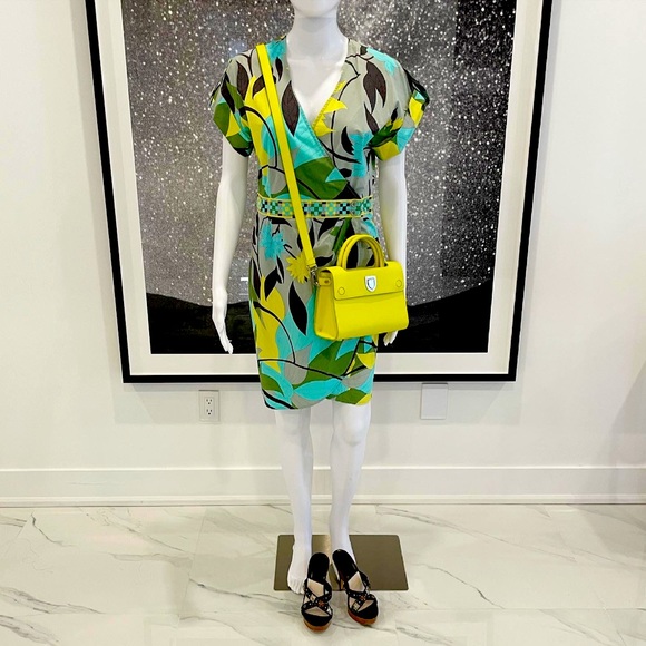 Emilio Pucci Dresses & Skirts - Emilio Pucci Stretch Cotton Wrap Dress